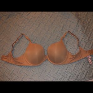 Beige Victoria’s Secret push-up bra